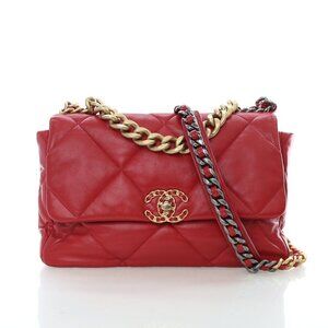 Chanel Large Lambskin 19 Flap Bag